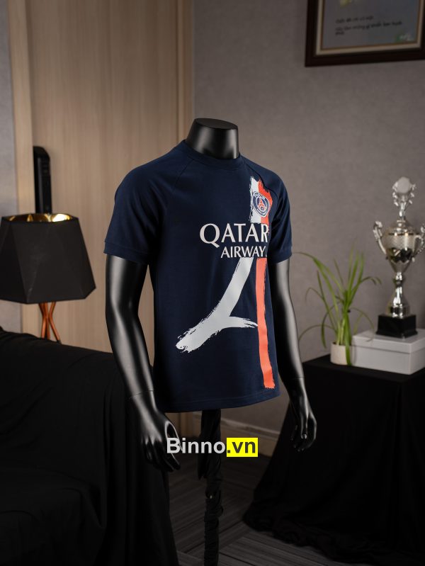 ÁO THUN PARIS SAINT GERMAIN - XANH THAN - Ảnh 2