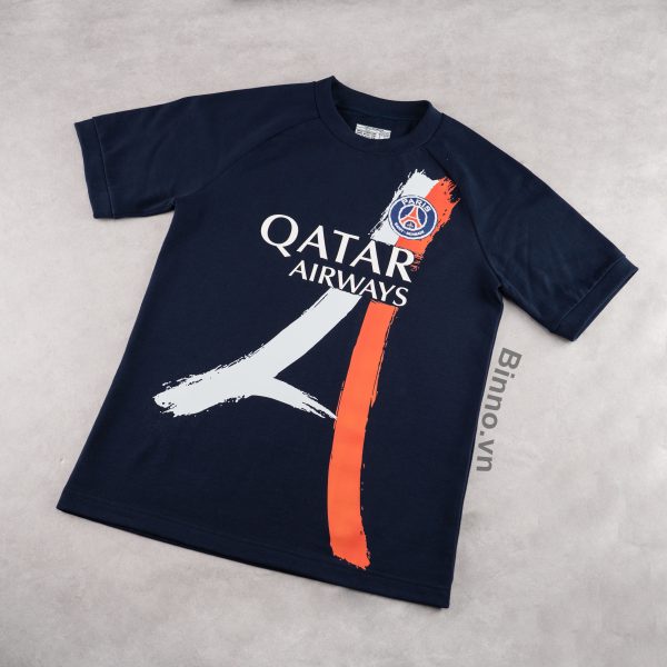 ÁO THUN PARIS SAINT GERMAIN - XANH THAN - Ảnh 4