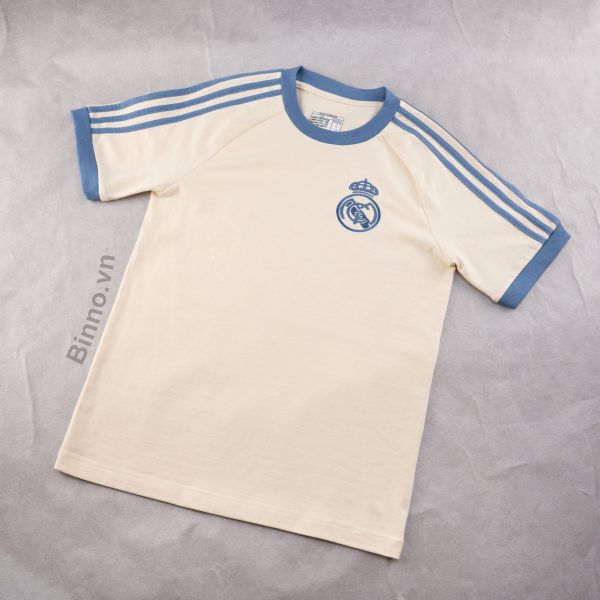 ÁO THUN REAL MADRID – TRẮNG KEM - Ảnh 2