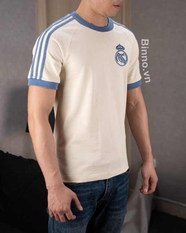 ÁO THUN REAL MADRID – TRẮNG KEM - Ảnh 7