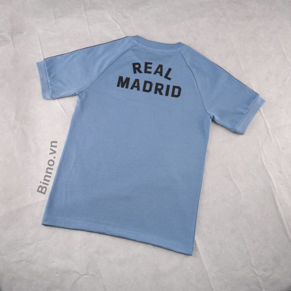 ÁO THUN REAL MADRID – XANH XÁM - Ảnh 3
