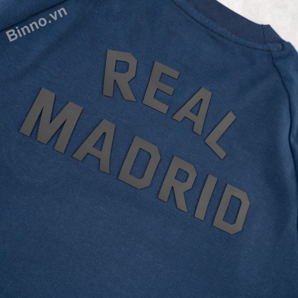 ÁO THUN REAL MADRID – XANH THAN - Ảnh 5