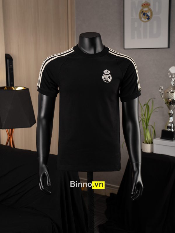 ÁO THUN REAL MADRID – ĐEN