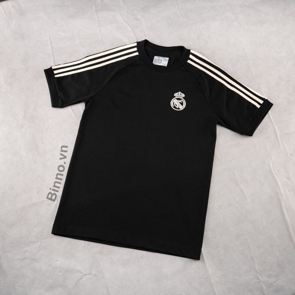 ÁO THUN REAL MADRID – ĐEN - Ảnh 3