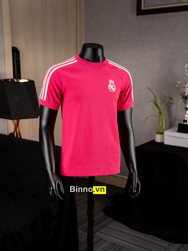 ÁO THUN REAL MADRID – HỒNG