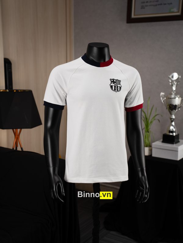 ÁO THUN FC BARCELONA - TRẮNG