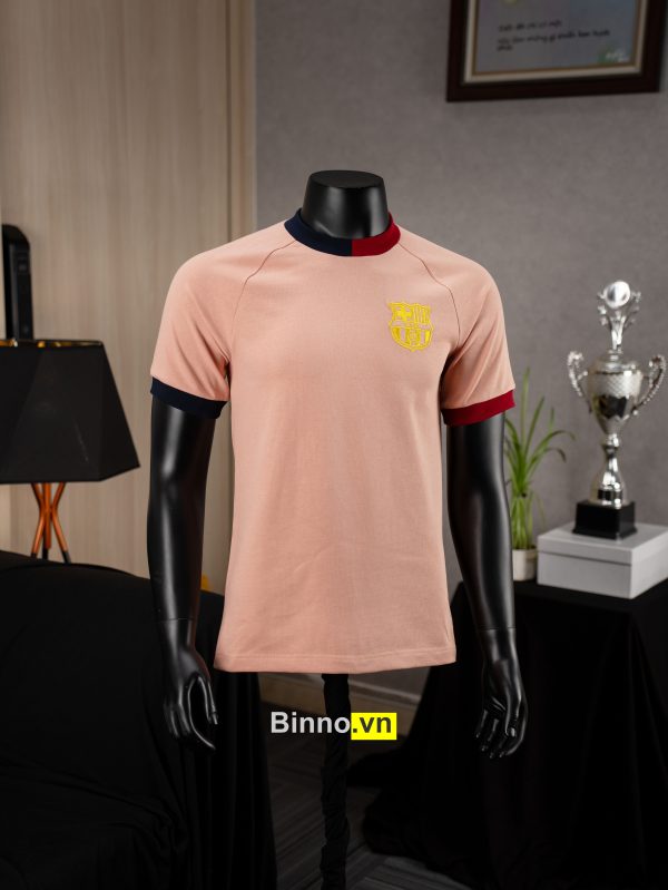 ÁO THUN FC BARCELONA - HỒNG NHẠT