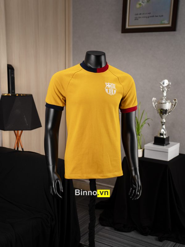 ÁO THUN FC BARCELONA - VÀNG ĐẬM