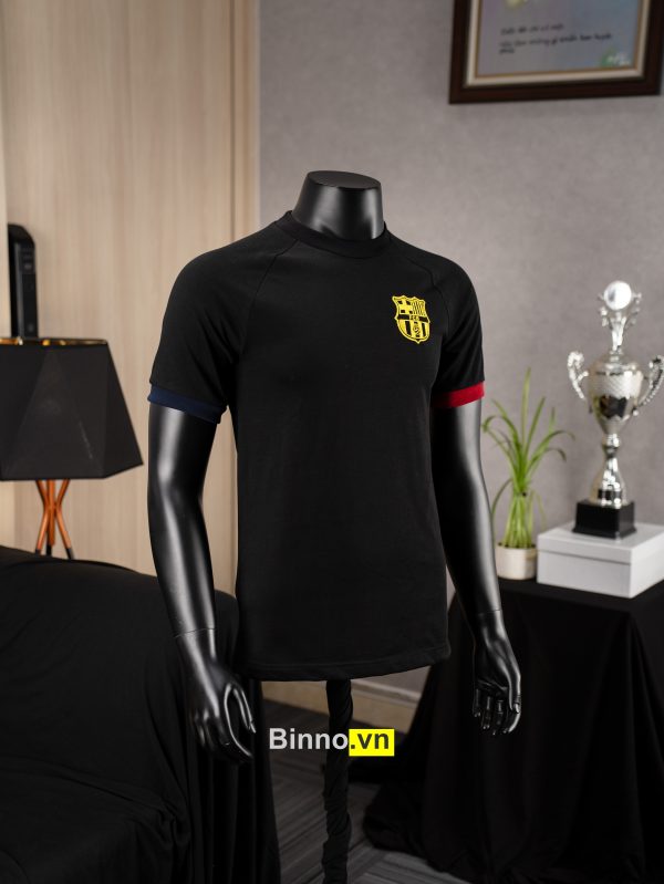 ÁO THUN FC BARCELONA - ĐEN - Ảnh 2