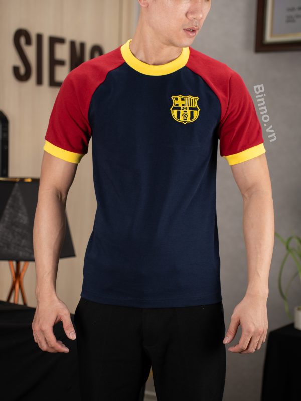 ÁO THUN FC BARCELONA - XANH THAN - Ảnh 5