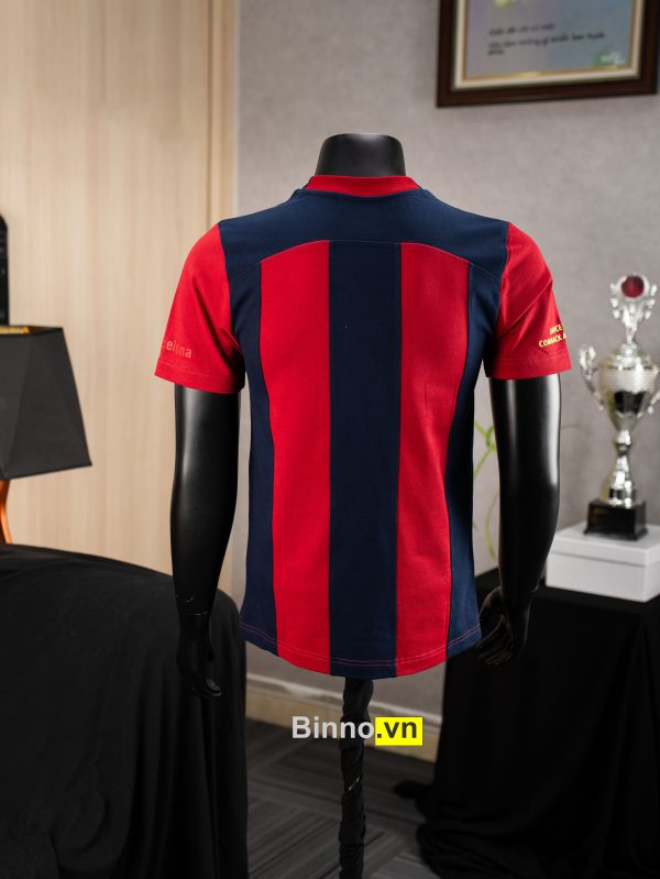 ÁO THUN FC BARCELONA - SỌC XANH ĐỎ (form ôm) - Ảnh 2