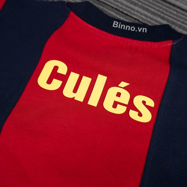 ÁO THUN FC BARCELONA - SỌC XANH ĐỎ (form rộng) - Ảnh 3